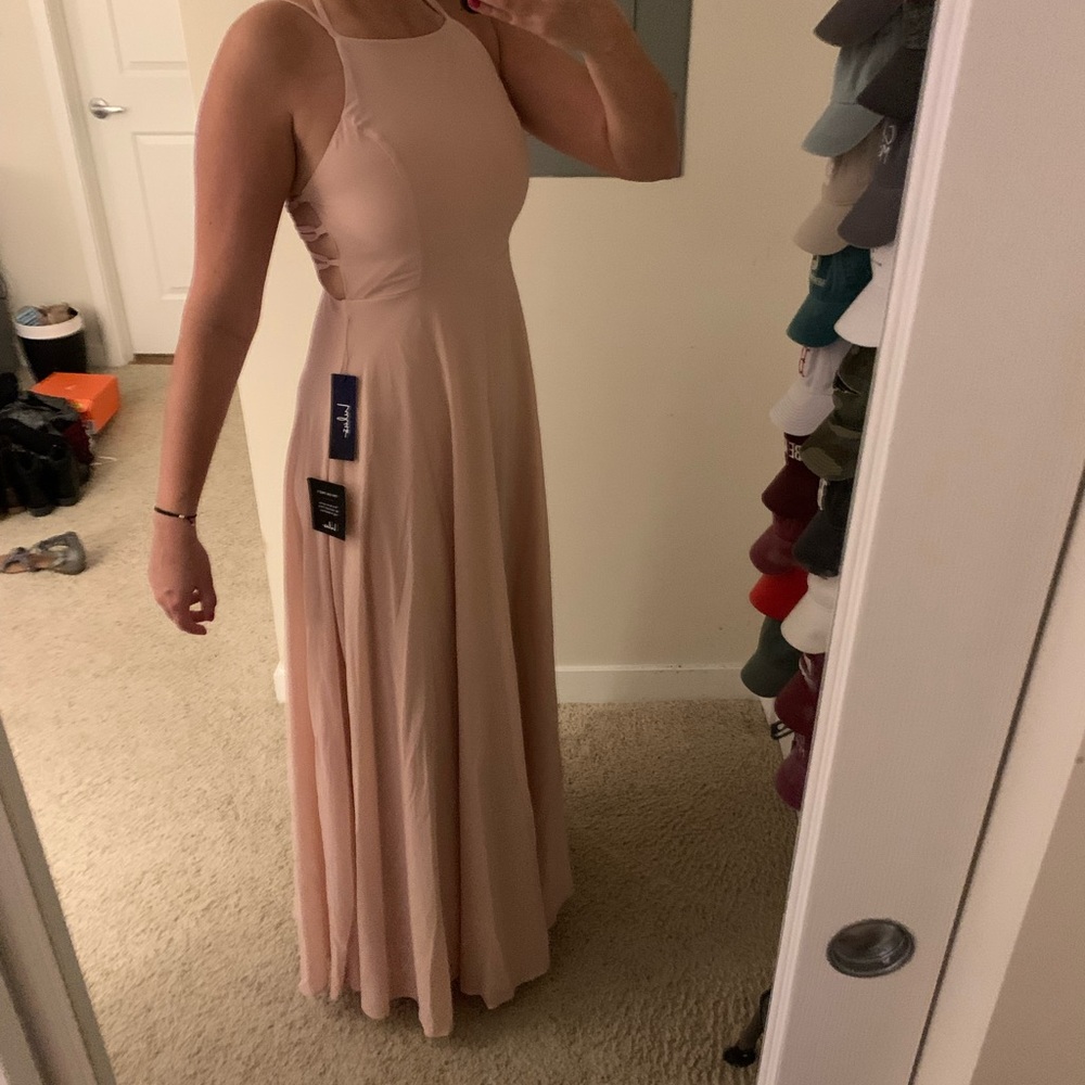 Formal Maxi Blush Colored Dress